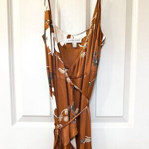 Shona Joy Dress in Chestnut Brown Floral - USA size 2